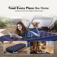 thumbnail image 4 of Honeydrill Twin Size Air Mattress Inflatable Bed, Blow Up Mattress Camping Sleeping Pad, 4 of 7