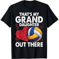 thumbnail image 2 of 100% Cotton Unisex That's My Granddaughter Out There Volleyball for Grandma T-Shirt, 2 of 5