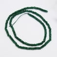 thumbnail image 2 of 1strand Natural Malaysia Jade Beads Strands Rondelle Dyed Faceted Dark Green 3~3.5x2mm Hole: 0.8mm about 137pcs/strand 13.5~14 inch, 2 of 3
