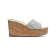 thumbnail image 3 of Thalia Sodi Womens Jae Faux Suede Slip-On Wedge Sandals, 3 of 3