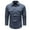 Blue, variant on PuLe Rugby Shirt Men Cotton Shirt Collared Long Sleeve Button Down Cargo Shirts Solid Color Lightweight Patchwork Spring Fall Jacket ﻿