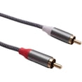 thumbnail image 5 of RCA Stereo Cable, [6Ft/1.8M, Dual Shielded Gold-Plated] 2RCA Male to 2RCA Male Stereo Audio Cable fo, 5 of 5