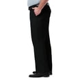 thumbnail image 3 of Haggar Mens Classic fit Dress Pants 46 / 29 Brown Solid, 3 of 4