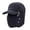 Navy Blue, variant on Unisex Winter Hat Thickened Fleece Lined Ear Protection Windoroof Buckle Fasten Heat Retention Outdoor Skiing Skating Snowboarding Lei Feng Hat