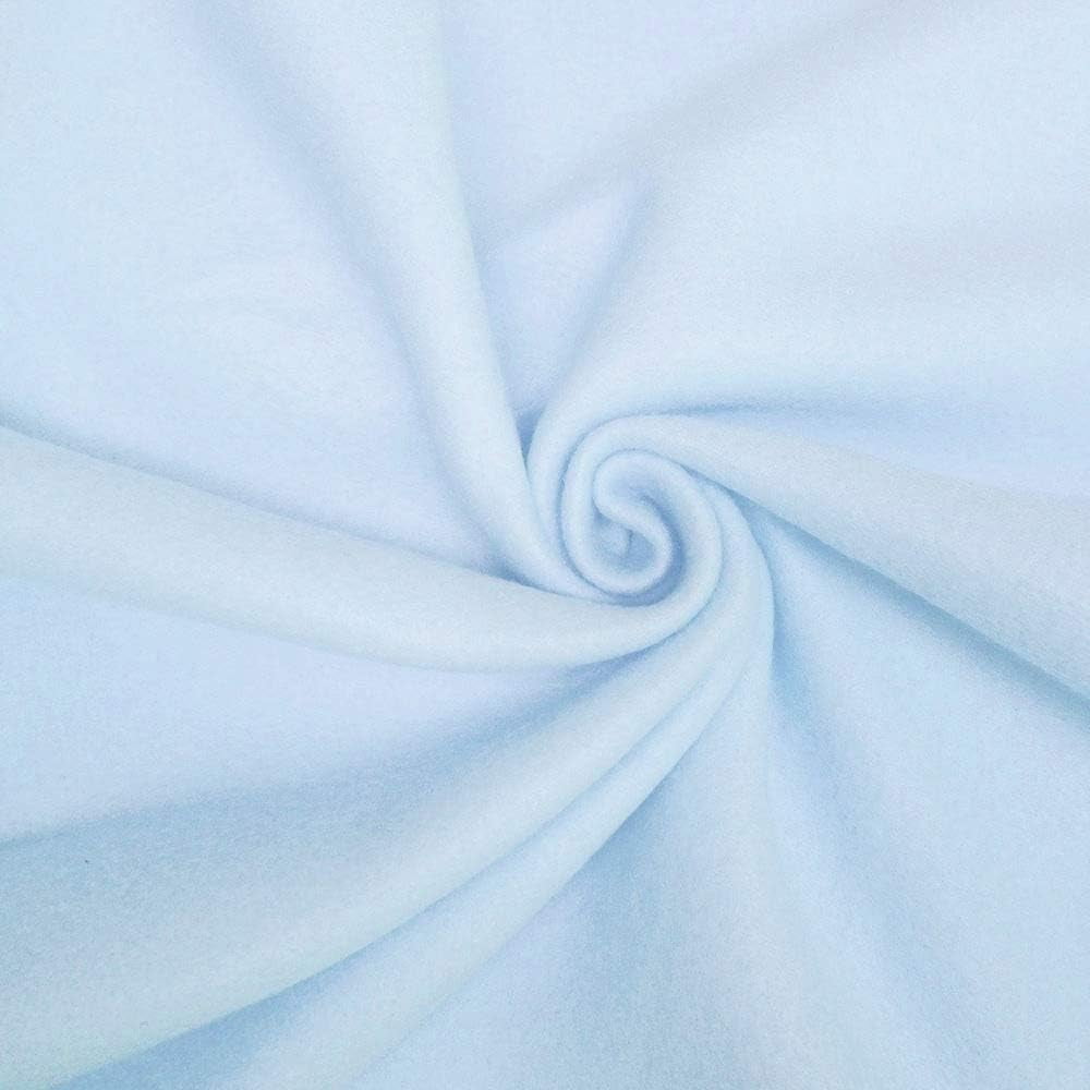 Fleece Blanket (30" x 30") with Silk-Like Satin Trim, Soft, Warm & Cozy, Blue, for Boys and Girls, Perfect for Baby Carrier, Stroller, Travel and Gifting
