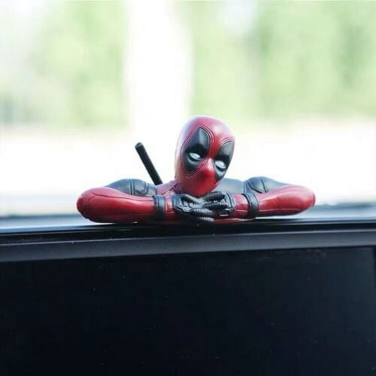 X-Men Deadpool Car Ornament Interior Dashboard Toy Anime Decoration Mini  Figures