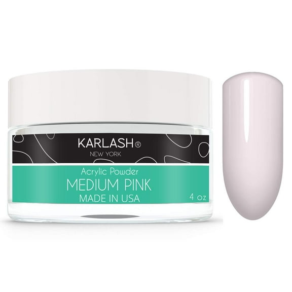 Karlash Professional Acrylic Powder Medium Pink 4 oz