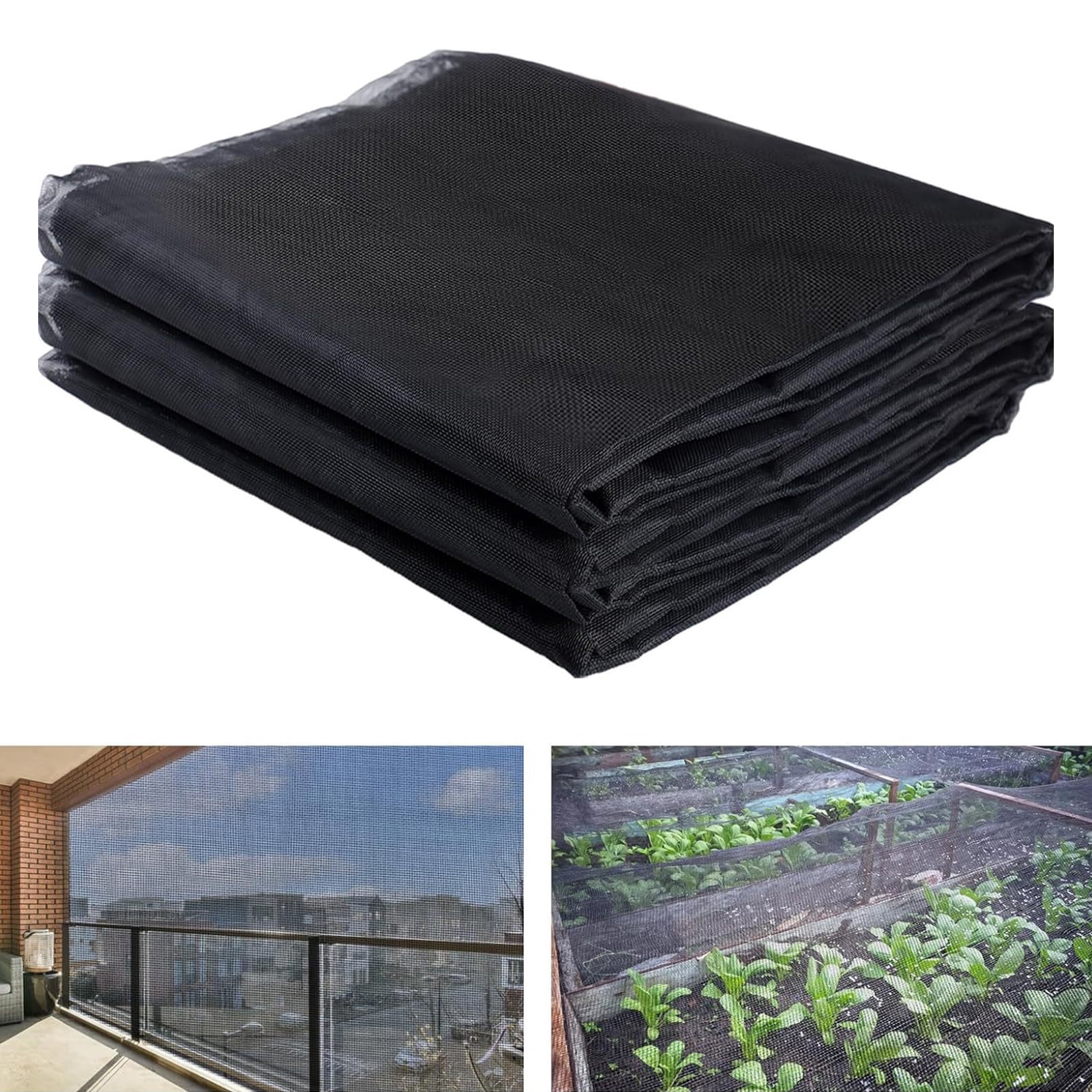 OIUR Garden Mesh Netting Breathable Bird Net Barrier Mosquito Insects Proof Netting Screen for Plants Vegetables Patios Balconies Terrace
