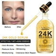 Voluxss 24K Gold Serum for Face, Skin Brightening Aging Moisturizer