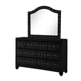 thumbnail image 3 of 4 Piece Upholstered Bedroom Set in Black / Achieve a Modern Bedroom Look, 3 of 5
