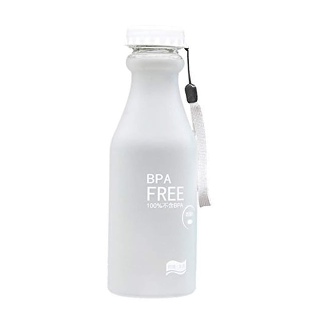 Botella de refresco FrostedSports Botella de agua Botellas de bebidas para correr Botellas de bebidas (blanco)
