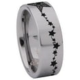 thumbnail image 3 of Star Tungsten Carbide Ring, 3 of 9