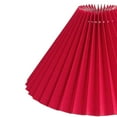 thumbnail image 2 of Pleated Lampshade Cloth Table Ceiling Light Lampshade Pleats Lampshade Table Shade Bedroom Fabric Red, 2 of 8