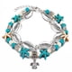 thumbnail image 4 of Tobillera con perlas y estrella para mujer, joya de regalo con personalidad, 4 of 8