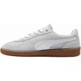 thumbnail image 3 of PU & MA Men's Palermo Sneakers White/Cool Light Gray/Gold - Retro Suede and Leather, 3 of 5