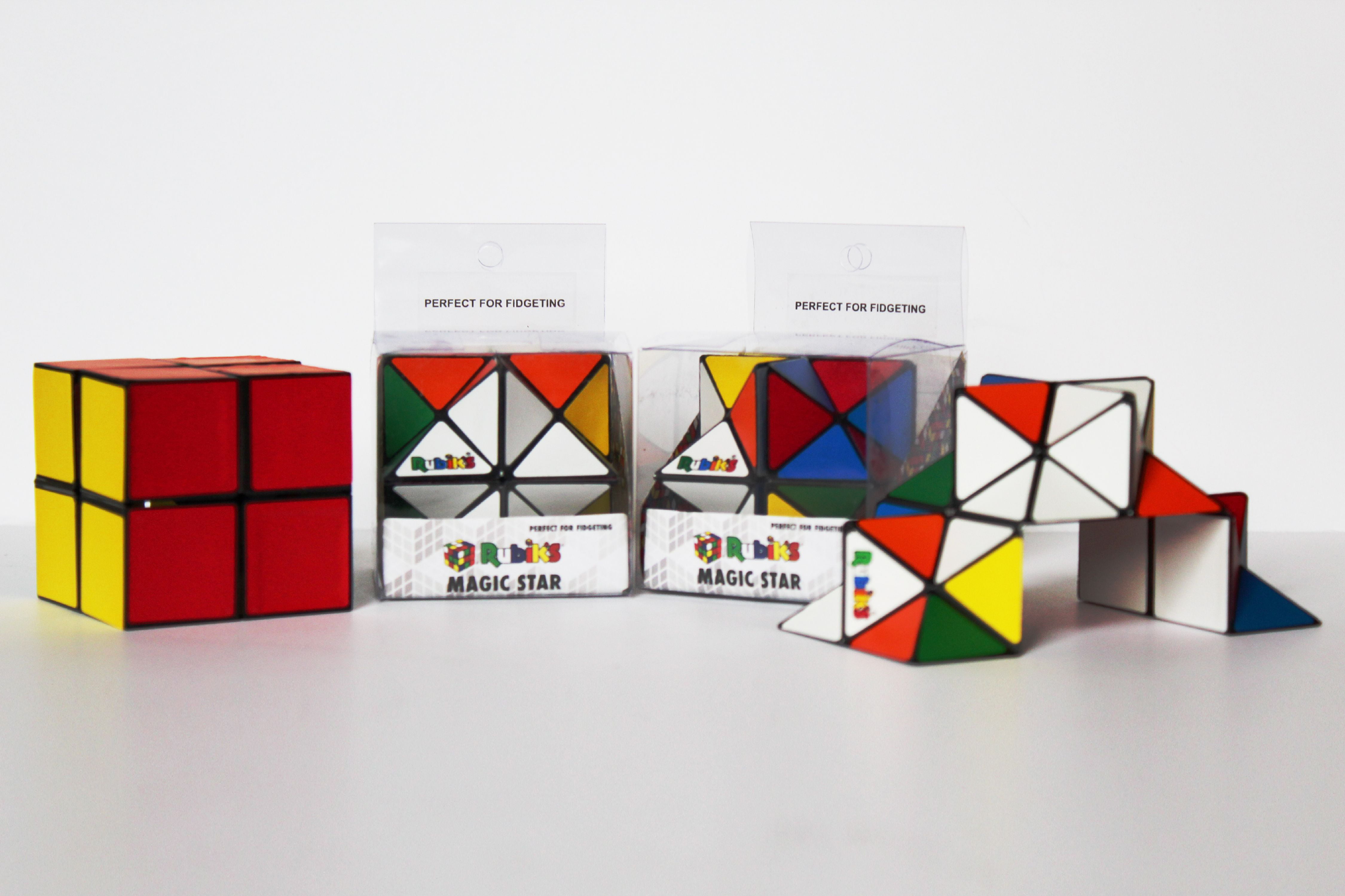 Juego de 2 unidades de regalo Rubiks Magic Star