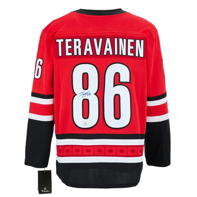 Teuvo Teravainen Chandail Breakaway des Carolina Hurricanes Rouge Fanatics Signé
