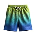 thumbnail image 3 of Hienoo Summer Boys Stretch Swim Trunks with Compression Liner Bathing Suit, Sizes 2-14, 3 of 3