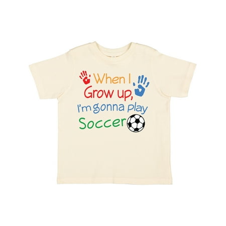

Inktastic Future Soccer Player Childs Gift Toddler Boy or Toddler Girl T-Shirt