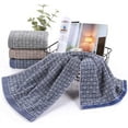 thumbnail image 7 of Hand Towels 100% Cotton Absorbent Soft Decorative Towel for Bathroom 13.4 x 29.1 Inch,Blue,2pack,F163423, 7 of 7