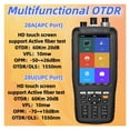 thumbnail image 2 of Loomza OTDR 1550nm Touch Screen USB Ethernet Optical Time Domain Reflectometer Fiber Tester, 2 of 6