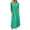 Green, variant on Zynoxe Maxi Dresses for Women Classic Round Neck 3/4 Sleeve Dresses Casual Loose Solid Color Long Dress Soft Stretchy Daily Wear T-Shirt Dresses with Side Spilt & Pockets S