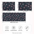 thumbnail image 2 of Yayeee Pillowcase Standard Size Set of 2 Satin Wrinkle Resistant Envelope Pillow Case, Red Fireworks Pattern, 2 of 8