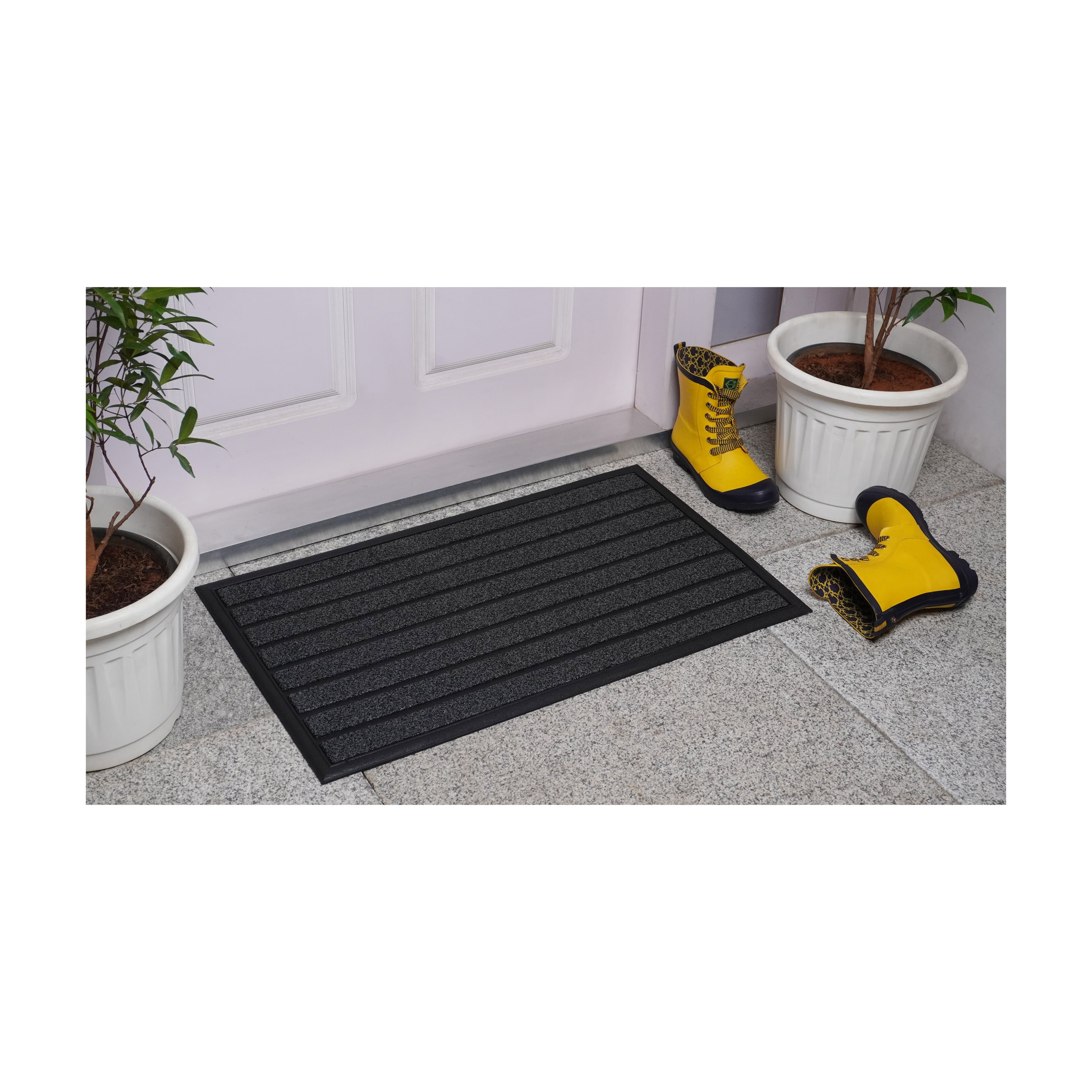 Scraper Eco Rib With Rubber Natural Mat 18" x 30"