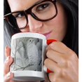 thumbnail image 2 of 3drose, Night Owl, 15oz Two-tone Red Mug, 2 of 6