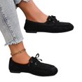 thumbnail image 4 of Willtoo Loafers for Women Slip On Closed Toe Casual Work Flats Shoes Non Slip Business Comfortable Dressy Office Loafer with Bow, 4 of 5