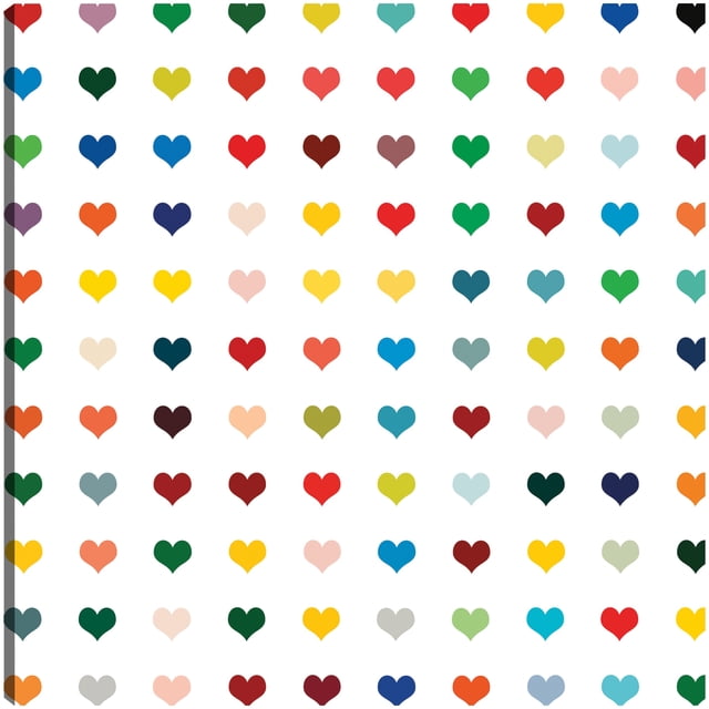 Cuadro Decorativo | Fine Art Tj | Corazones De Colores- Por Shelley Lake - 127 x 127 cm