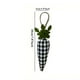 thumbnail image 5 of Decoración colgante de zanahoria a cuadros de Pascua | Banner de decoración de interiores no tejido | 8 Zanahorias | Cuerda de 2 m | Adorno de mantel de chimenea | Casa de la repisa de la chimenea, 5 of 8