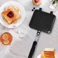 thumbnail image 3 of Fabricante de Sandwiches Toastie Sartén Anti-Adherente Doble Lado con Manijas Resistentes al Calor para Camping y Cocina, 3 of 5
