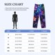 thumbnail image 4 of Fotbe Magic Colorful Forest Leaves Pantalones de Pijama para Hombre, Pantalones de Dormir, Pantalones de Casa con Cintura Ajustable y Bolsillos-Medium, 4 of 6