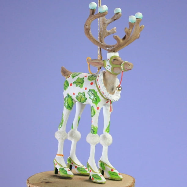 Patience Brewster Mini Dashaway Vixen Reindeer Ornament Christmas