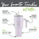 thumbnail image 3 of REDUCE Vaso de acero inoxidable con asa de 40 oz – Taza de viaje con aislamiento al vacío de doble pared, tapa a prueba de sudor y pajita reutilizable – Mantiene las bebidas frías durante 24 horas, se, 3 of 5