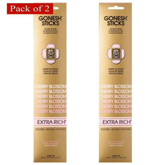 Gonesh Fleur de Cerisier Extra Riche 20 Bâtons (Lot de 2)