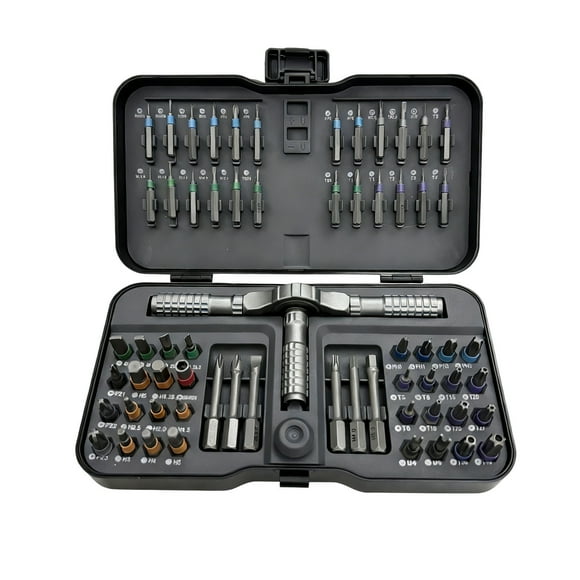 66-In-1 Ratchet Screwdriver Set With Magnetic Bits - Comprehensive Tool Kit For Home Improvement, Electronics, Mechanics - Portable Case, Versatile Use