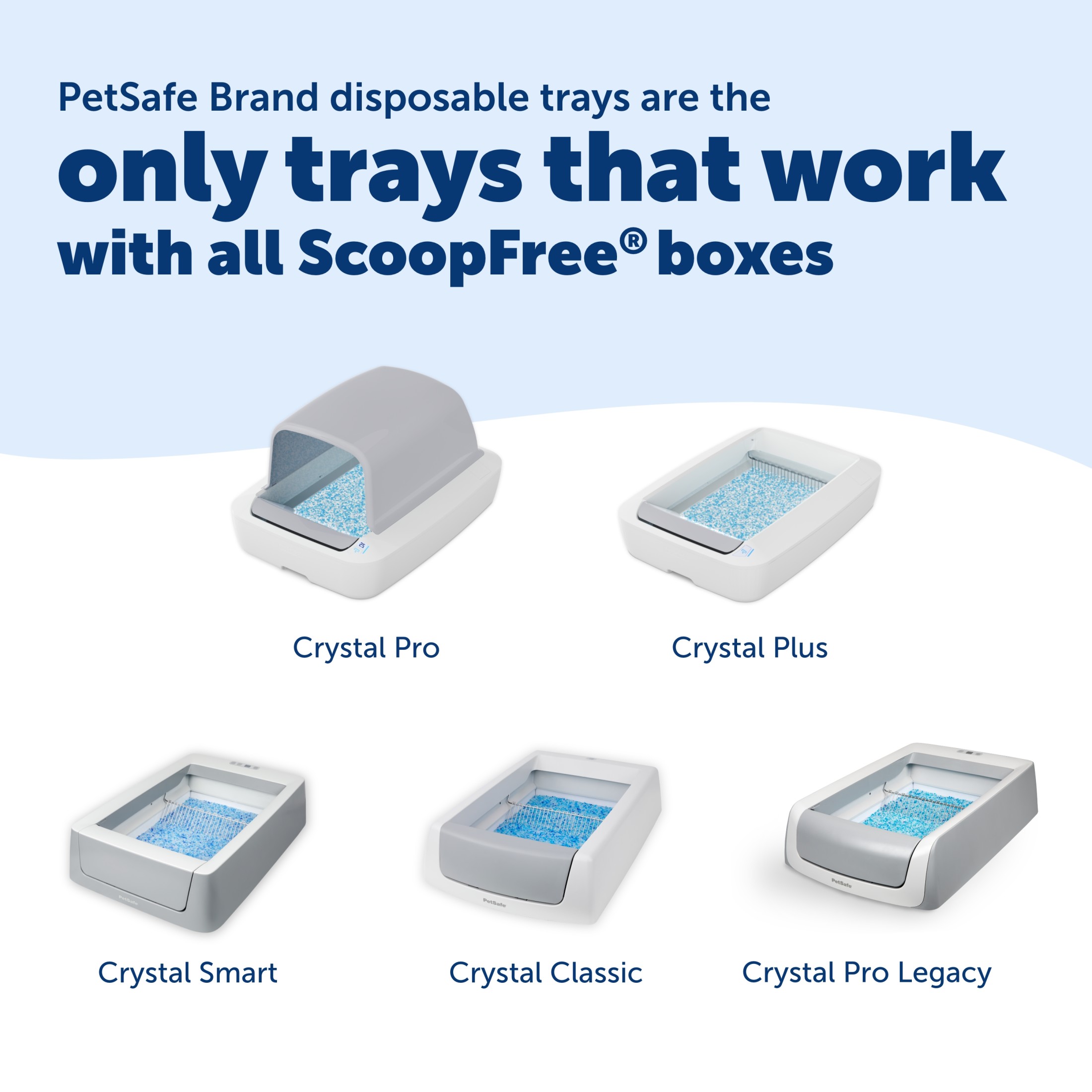 PetSafe ScoopFree Crystal Litter Trays, 3-Pack, Lavender photo 8