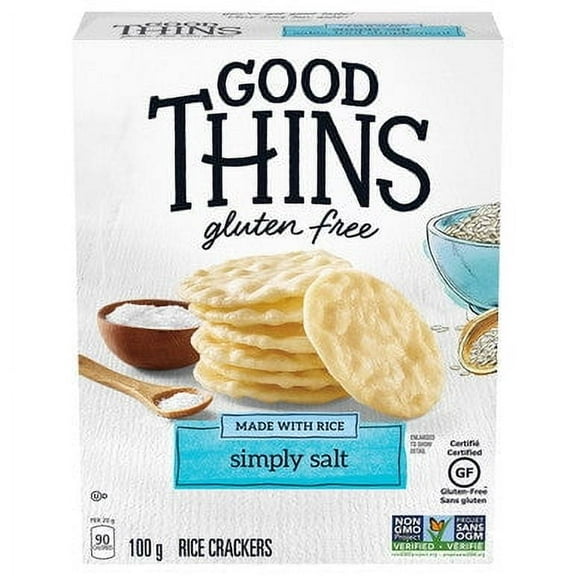 Good Thins Rice Thins Simply Salt Saltines, 100g/3.5oz