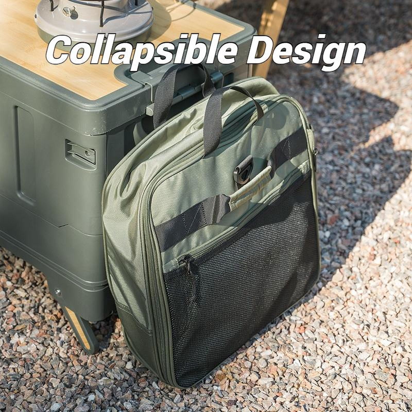Naturehike, Collapsible Duffel Bag with Wheels, Portable 88L Large Capacity Sports & Travel Bag, Foldable Travel Luggage Bag for Adult, Tear-resistant Polyester Fabric, For Camping/Traveling/Touring