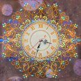 thumbnail image 1 of DIY Diamante en Forma Especial Diamante Parcial Sala Estar DIY Diamante Pintura Filigrana Reloj Tipo 35*35cm DZ507, 1 of 9