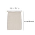 thumbnail image 2 of unbranded 2Ud Bolsa Reutilizable De Lino Para Pan Con Cordón Ajustable Y Color Aleatorio, 2 of 8