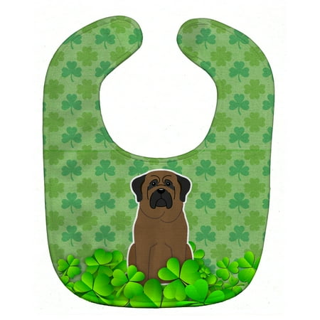 

Carolines Treasures BB6225BIB Bullmastiff Shamrocks Baby Bib 10 x 13 multicolor
