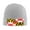 Gray, variant on Flag Of Maryland Pattern Beanie Hat Knit Hat Skull Cap for Men Women Winter Hat Deep Heather