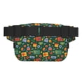thumbnail image 3 of Kdxio Christmas Gift Crossbody Double Layer Waist Bag Belt Bag for Unisex Fanny Pack Fashion Waist Packs for Hiking Running Shopping Traveling, 3 of 9