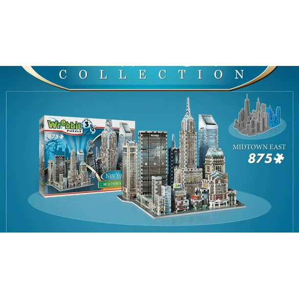 Tranquilidad presentación Enfriarse Wrebbit 3D: New York Collection - Midtown East Foam Puzzle (875pcs) -  Walmart.com