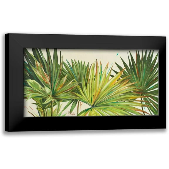 Pinto, Patricia 14x9 Black Modern Framed Museum Art Print Titled - Arte Verde I