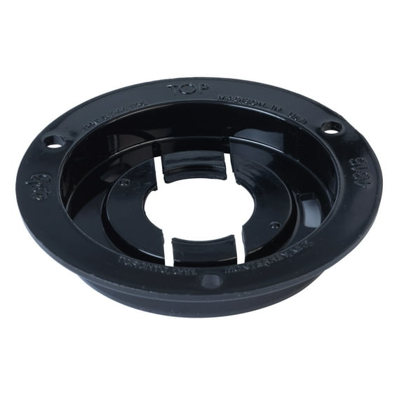 Grote 43162 Theft-Resistant Mounting Flange & Pigtail Retention Cap for 2-1/2" Round Lights - Mounting Flange