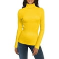 thumbnail image 1 of Chandail à Col Roulé pour Femme Chandail Tricoté pour Femme à Manches Longues Court Chandail Ajusté en Tricot Chandail d'Hiver, Chandail à Col Roulé pour Femme P, 1 of 7